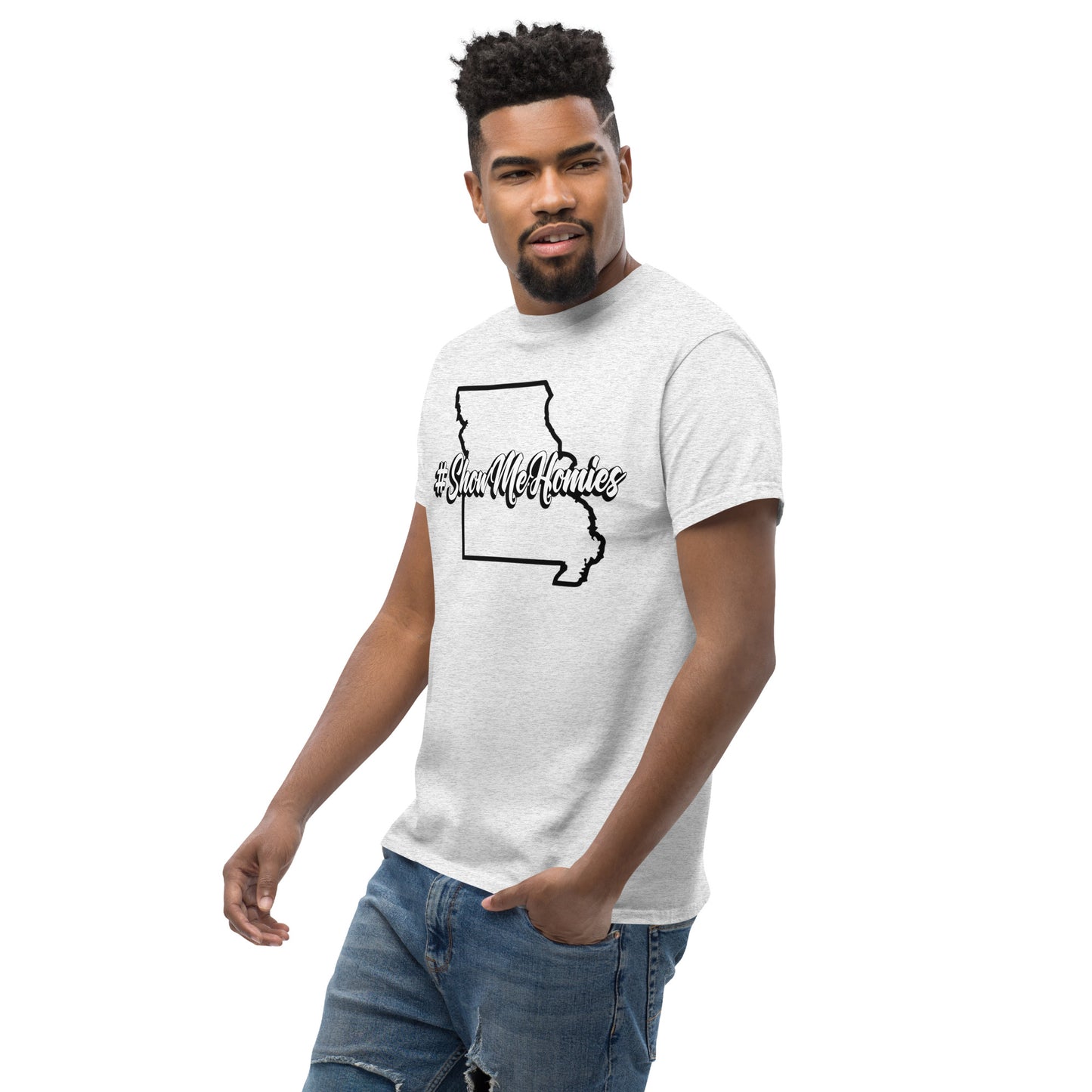 "#ShowMeHomies" classic tee (in your favorite teams colors)