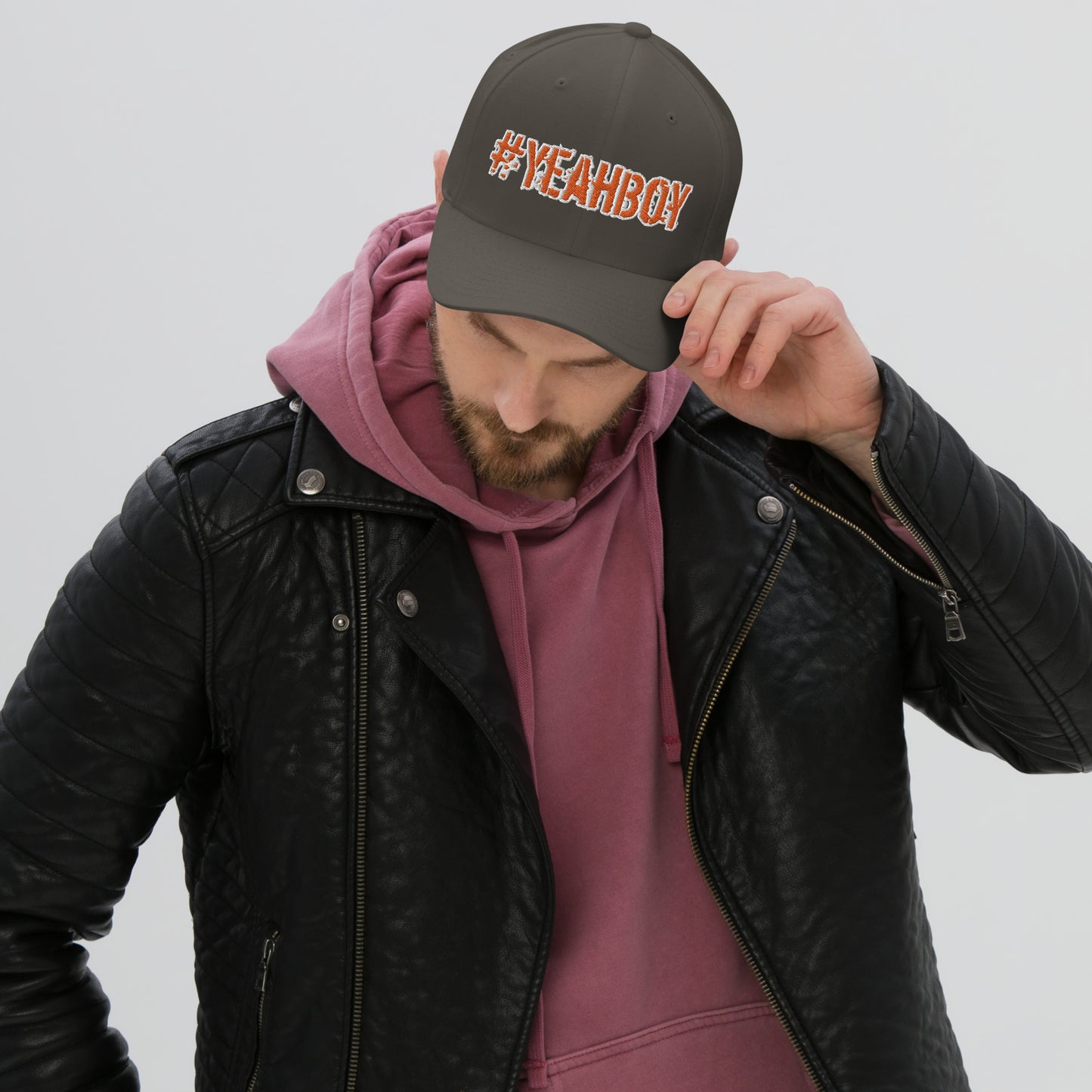 Flex Fit "#Yeahboy" Twill Cap - 2 sizes, logo on back