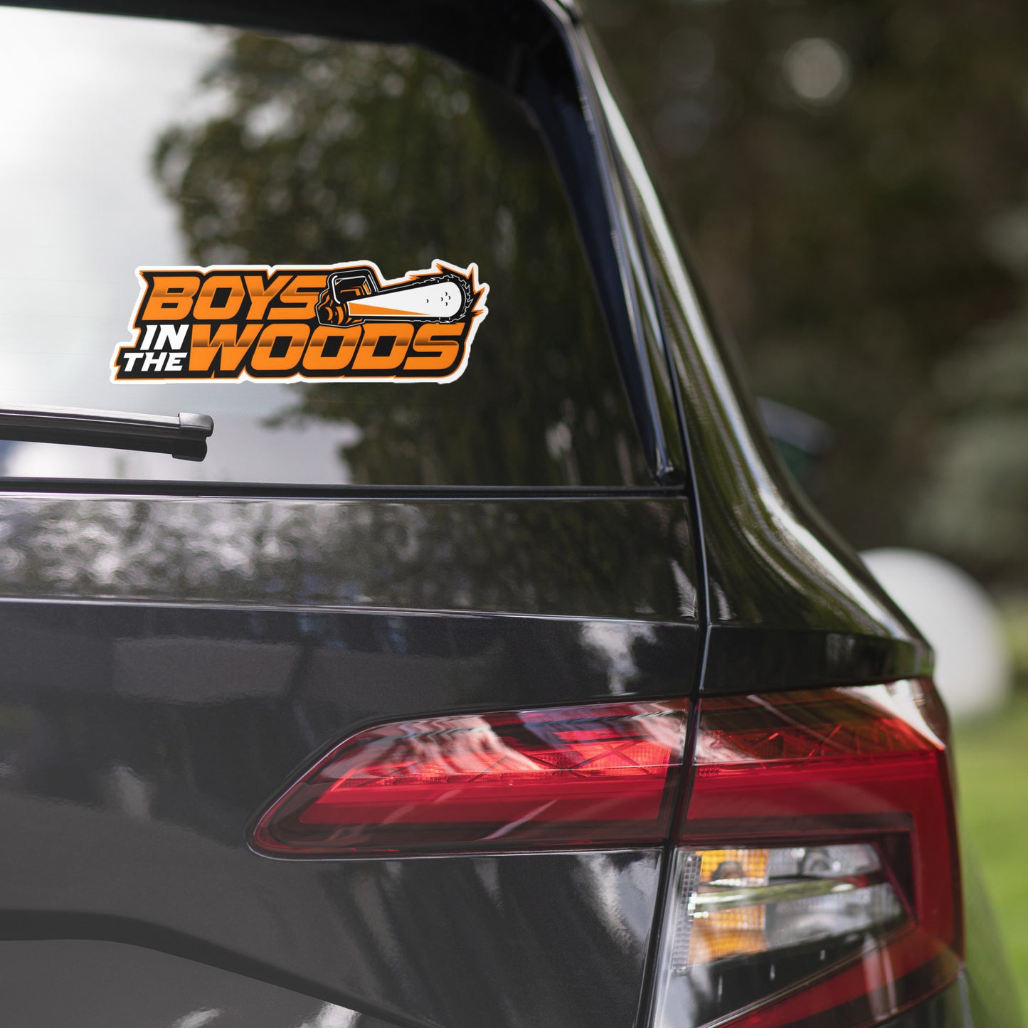 Bubble-free "Boys In The Woods" stickers