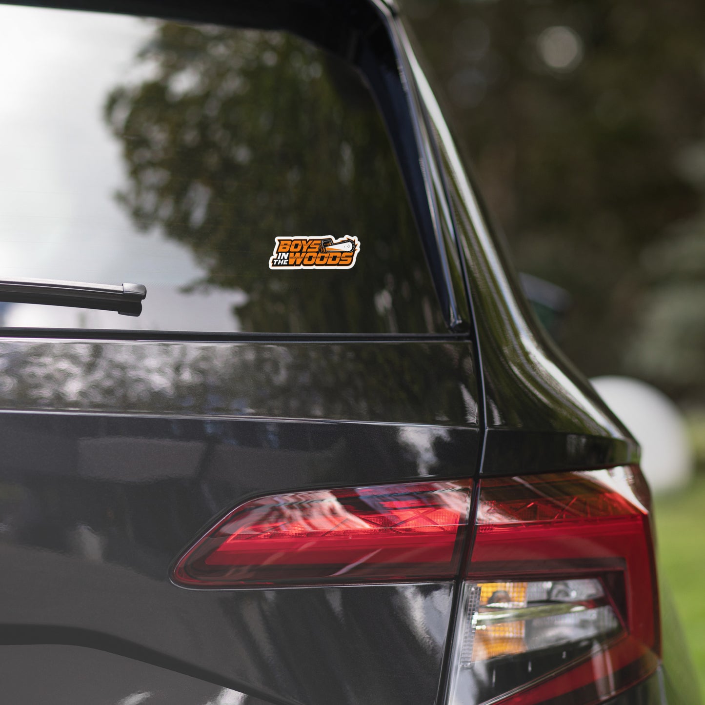 Bubble-free "Boys In The Woods" stickers