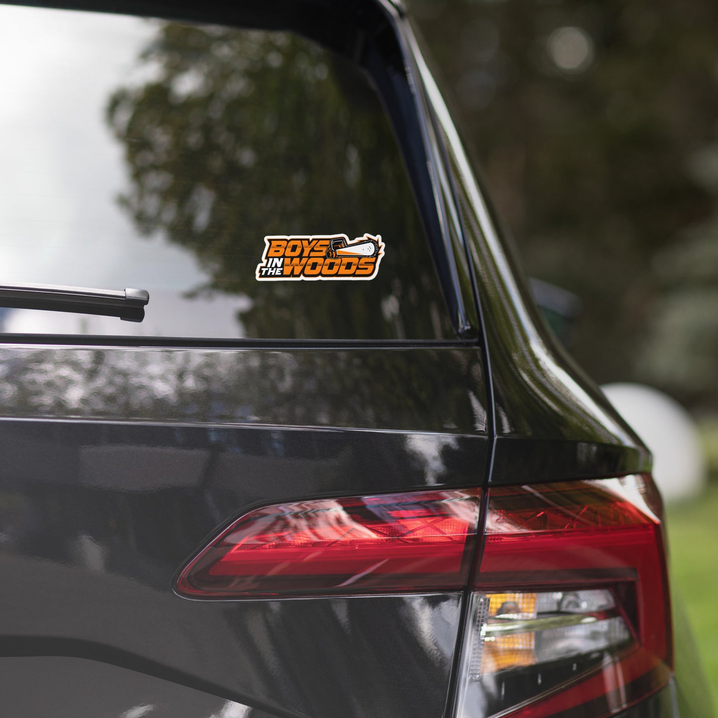 Bubble-free "Boys In The Woods" stickers