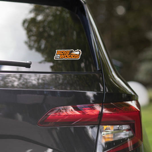 Bubble-free "Boys In The Woods" stickers