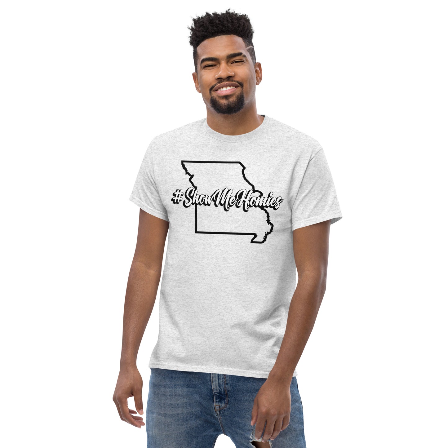 "#ShowMeHomies" classic tee (in your favorite teams colors)