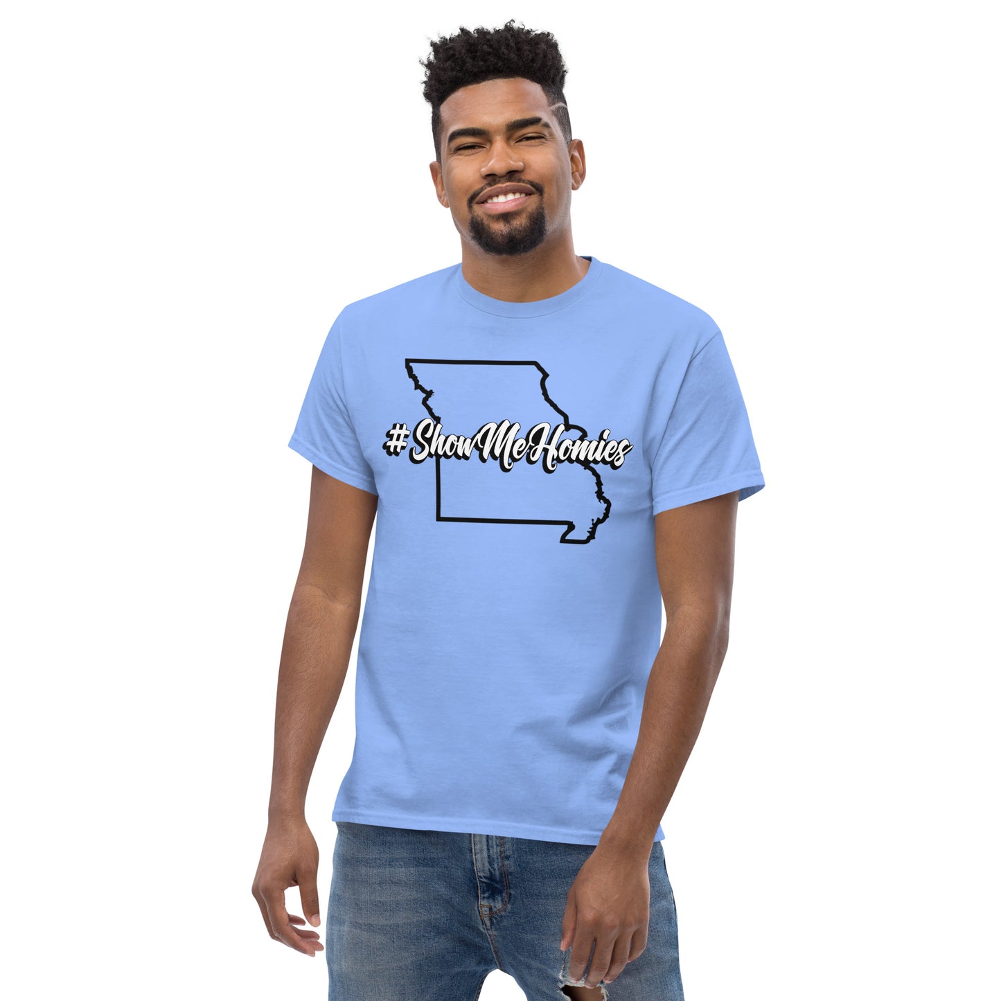"#ShowMeHomies" classic tee (in your favorite teams colors)