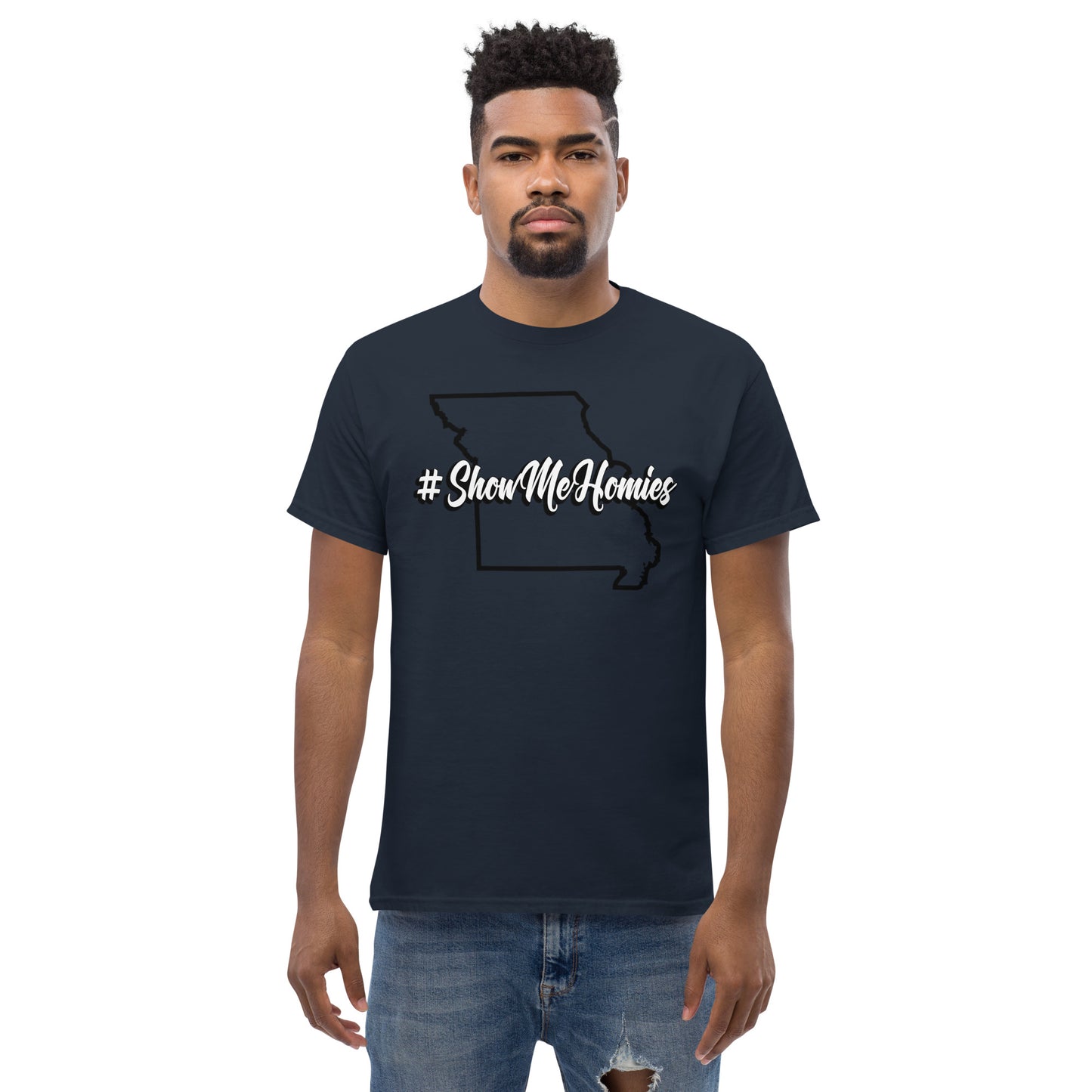 "#ShowMeHomies" classic tee (in your favorite teams colors)