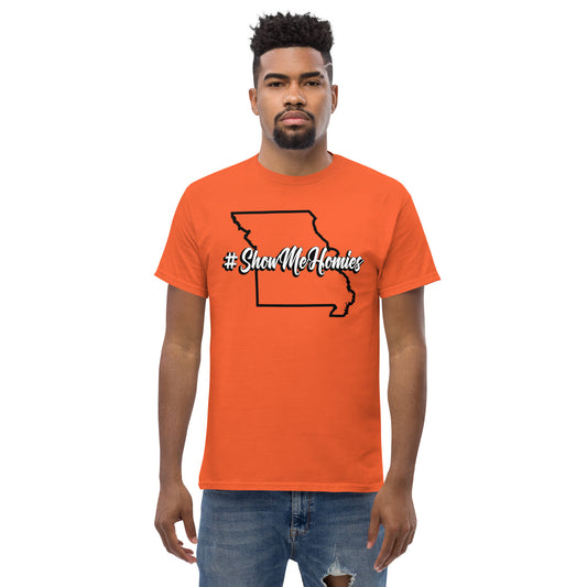 "#ShowMeHomies" classic tee (in your favorite teams colors)