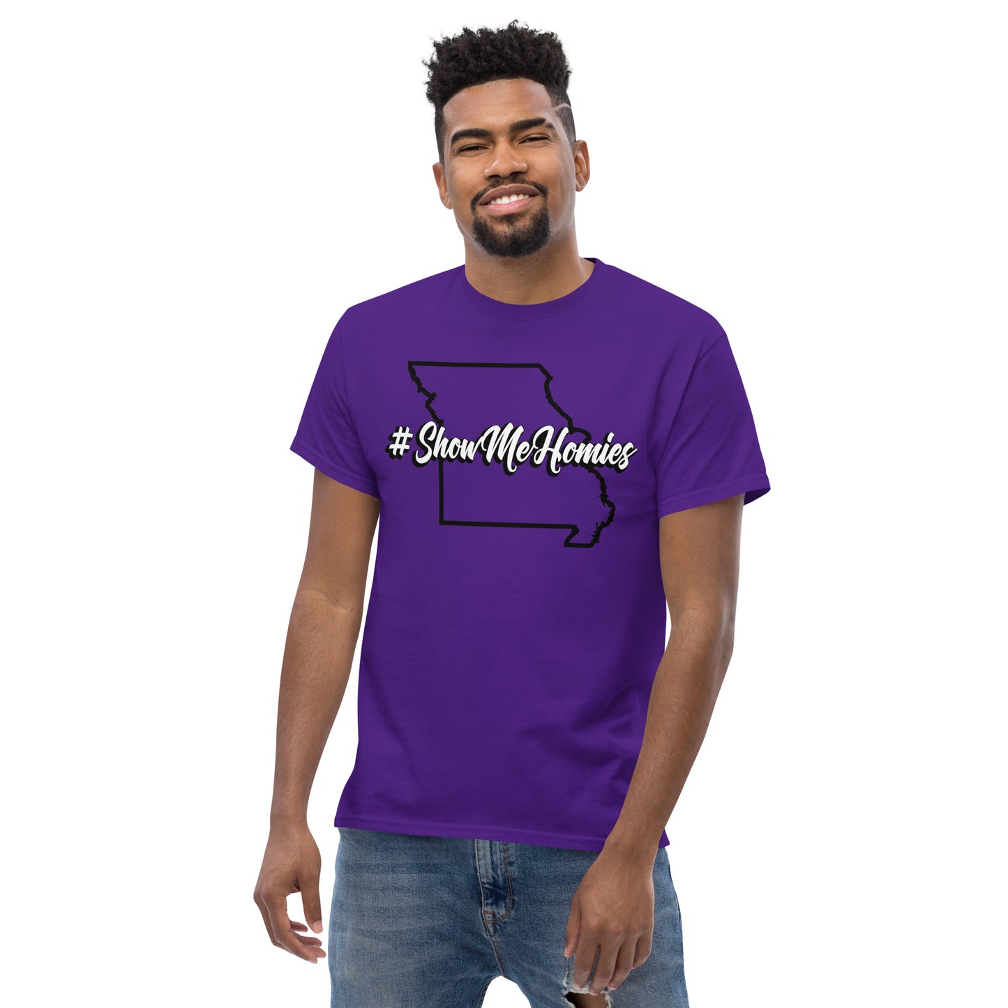 "#ShowMeHomies" classic tee (in your favorite teams colors)