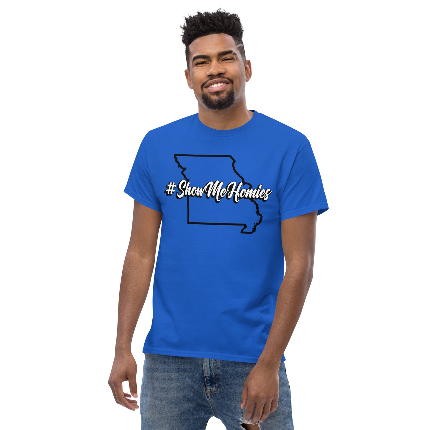 "#ShowMeHomies" classic tee (in your favorite teams colors)