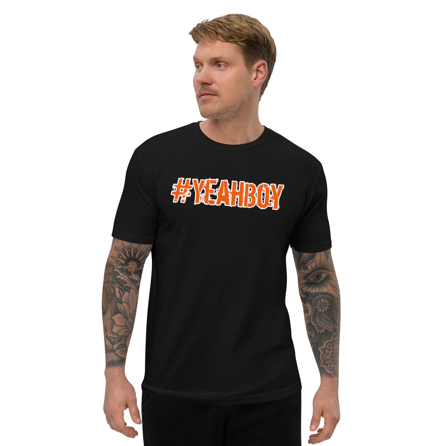 Short Sleeve - Form Fitting "#Yeahboy" T-shirt