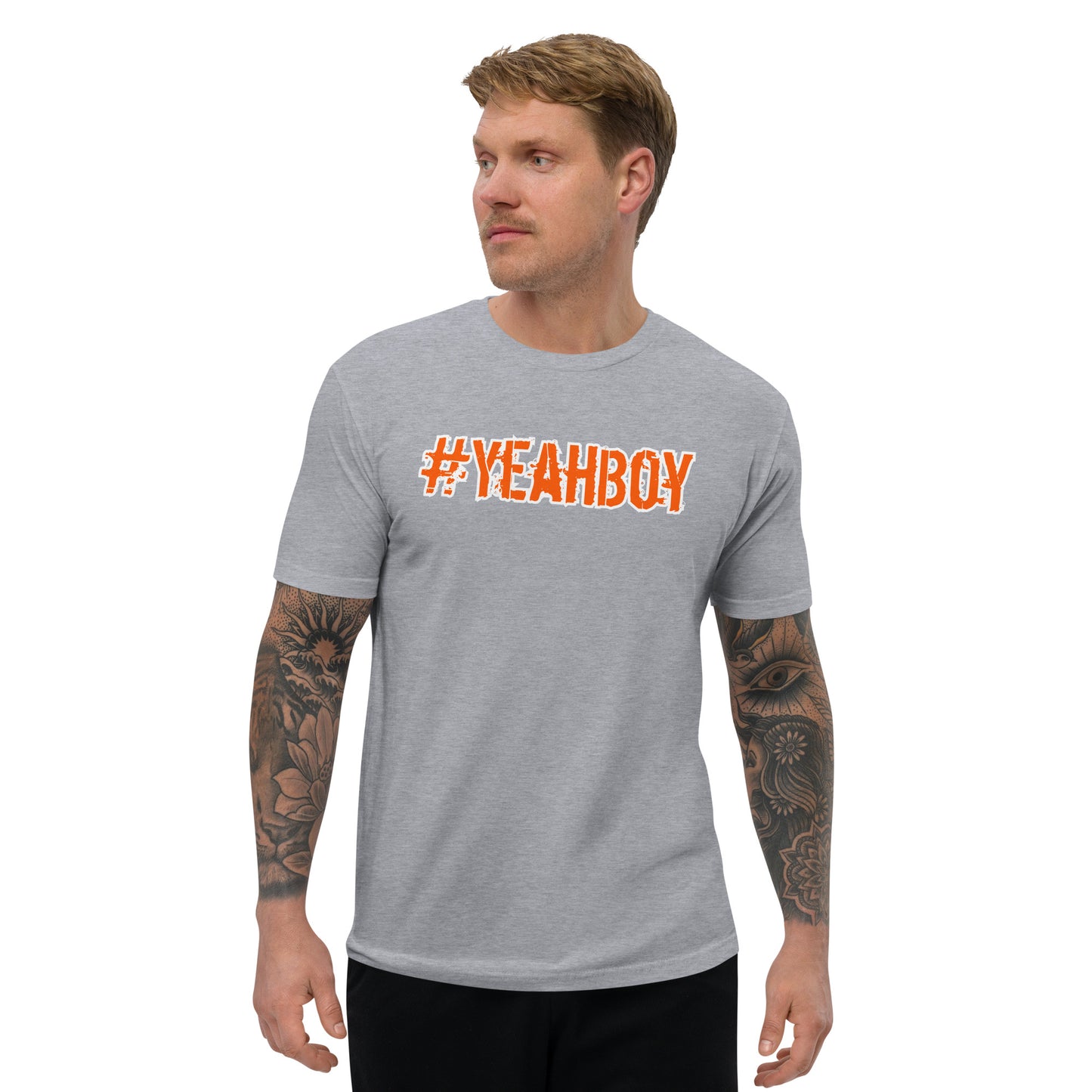 Short Sleeve - Form Fitting "#Yeahboy" T-shirt