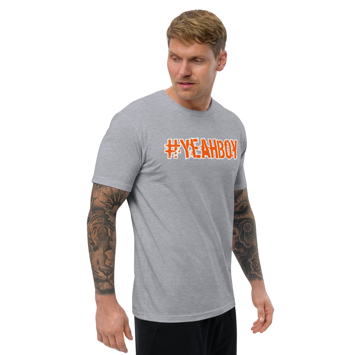 Short Sleeve - Form Fitting "#Yeahboy" T-shirt