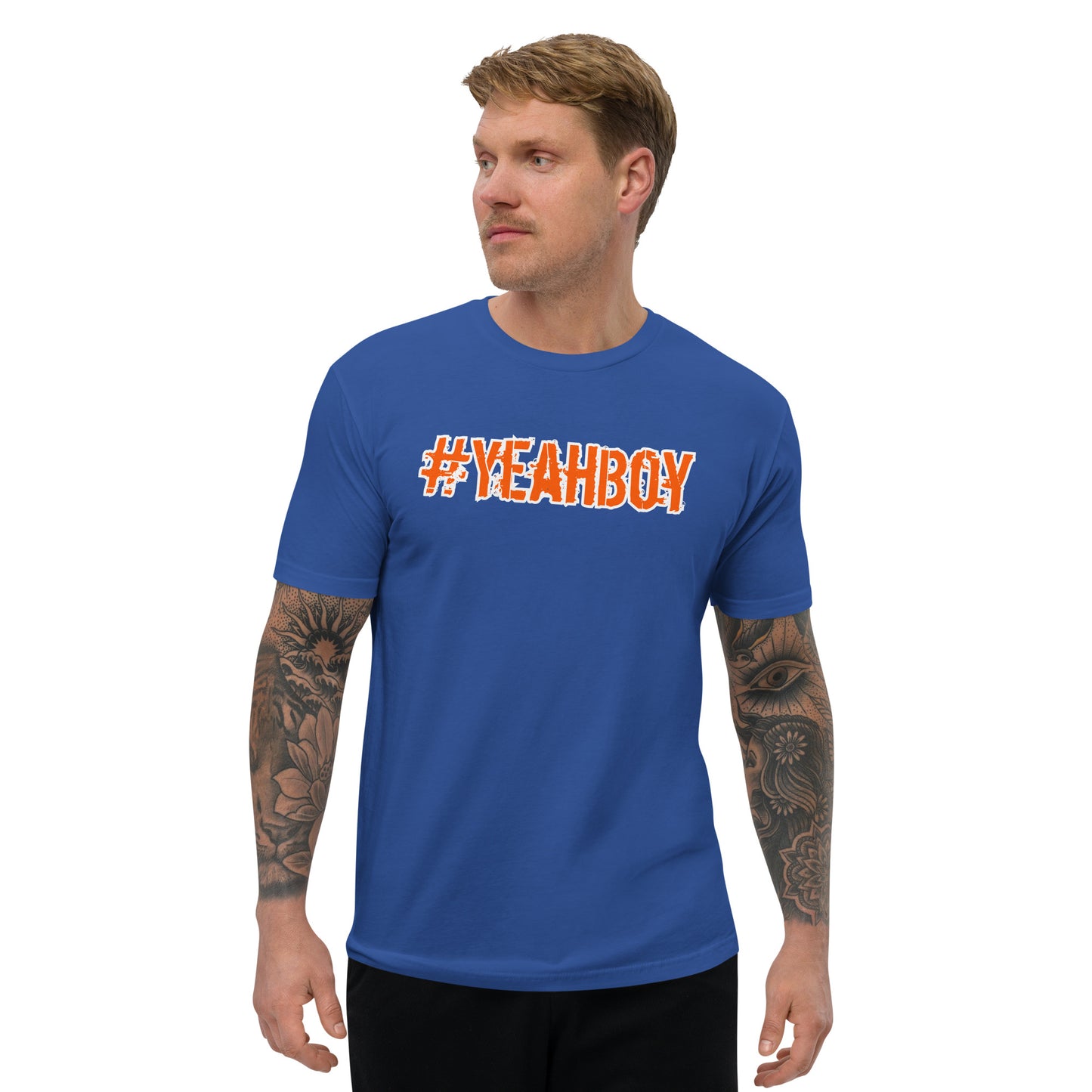 Short Sleeve - Form Fitting "#Yeahboy" T-shirt