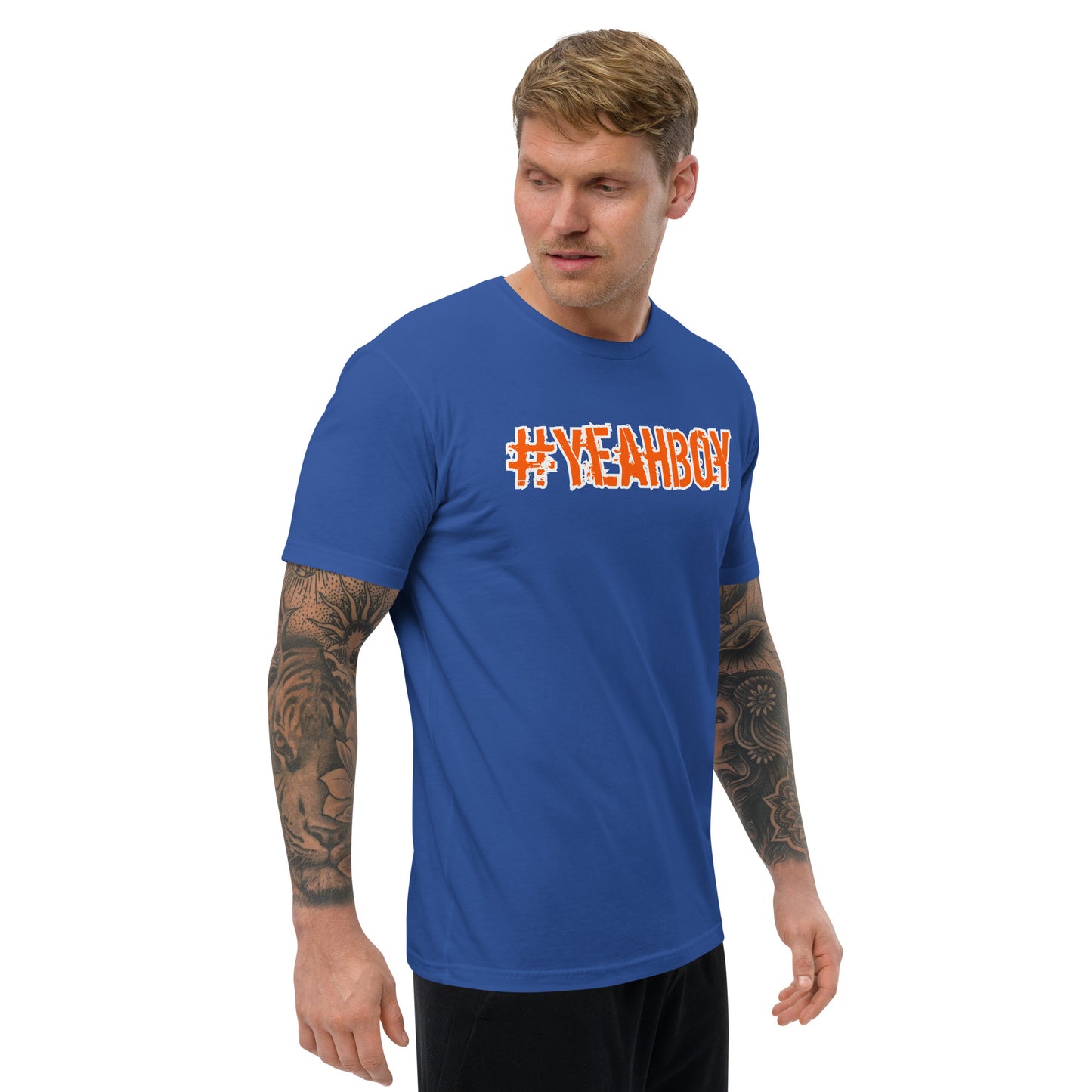 Short Sleeve - Form Fitting "#Yeahboy" T-shirt