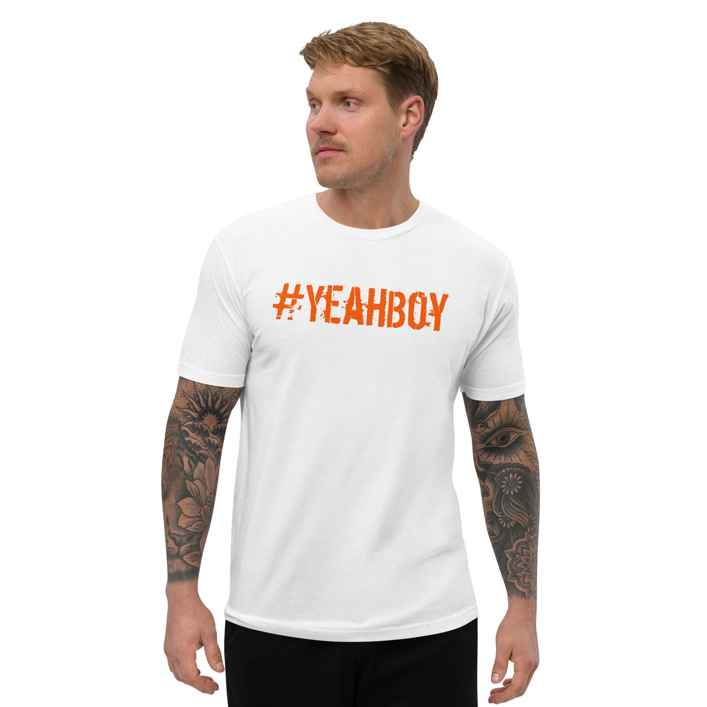 Short Sleeve - Form Fitting "#Yeahboy" T-shirt